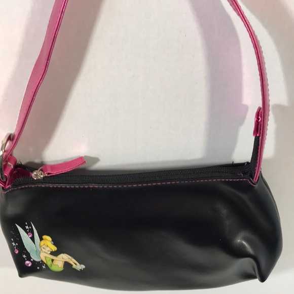 Disney Tinker Bell purse rhinestones pink handle - Picture 4 of 8